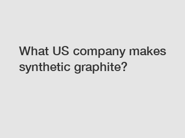 What US company makes synthetic graphite?